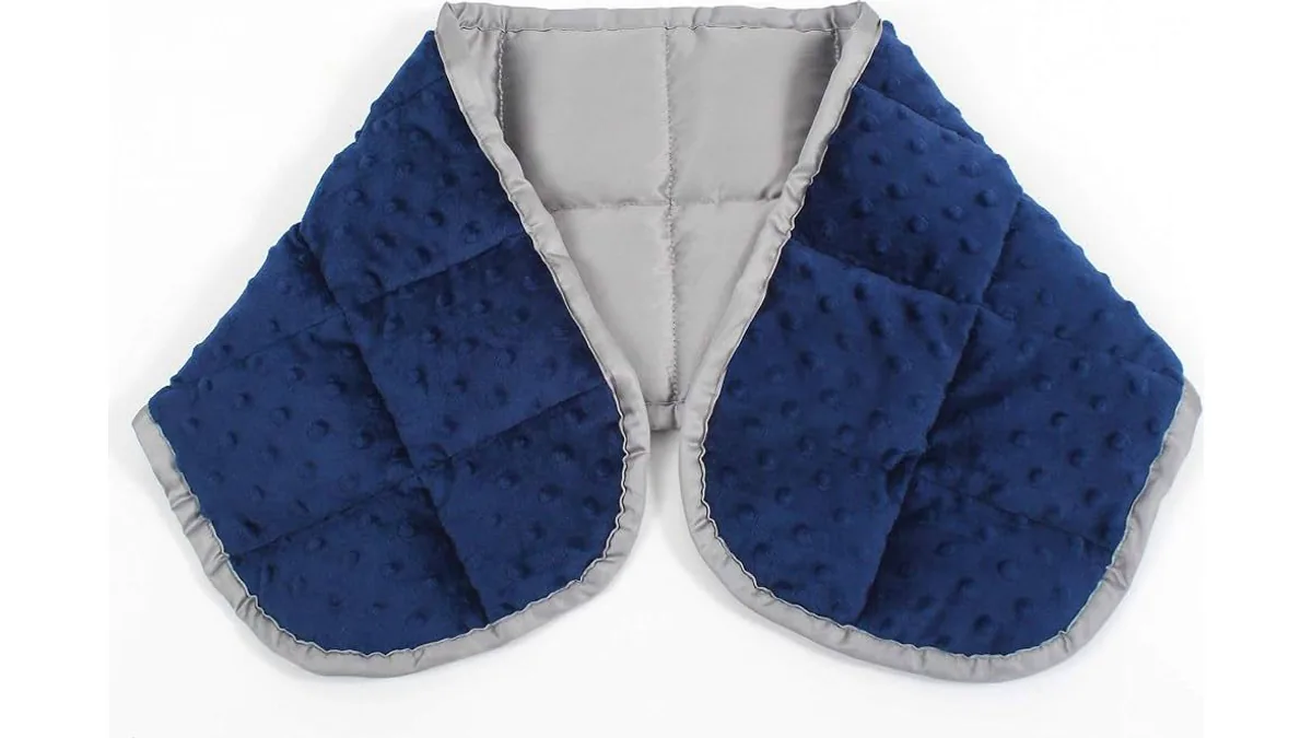 Couverture lestée en bambou